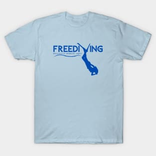 Freediving - Breathless Wonders Await | Freediving | Freediver | Ocean lover | Diver | Apnea T-Shirt